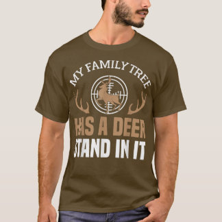 Mannen honger Mijn familieboom heeft een diepere s T-shirt