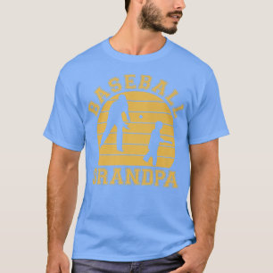 Mannen honkbal opa opa Grandson Proud P T-shirt