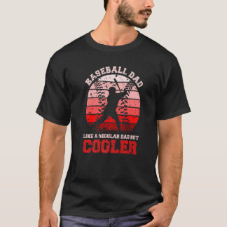 Mannen honkbal vader gewone vader, koeler Vintage T-shirt