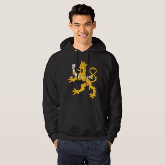 Mannen Hoodie (Voorkant volledig)