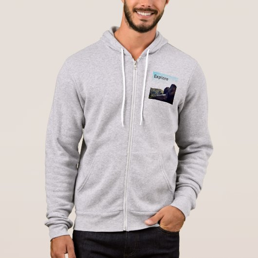 Mannen Hoodie (Voorkant)
