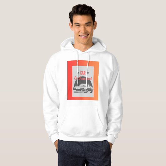 Mannen Hoodie (Voorkant volledig)