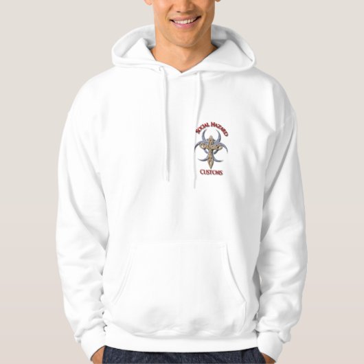 mannen hoodie (Voorkant)