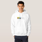 Mannen Hoodie (Kleur Logo) (Voorkant volledig)