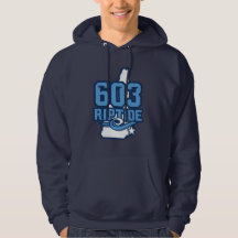 Mannen-hoodie met lichte Logo