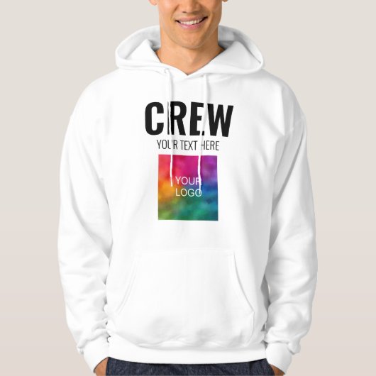 Mannen Hoodies voegen hier Logo toe Personeelslede (Voorkant)