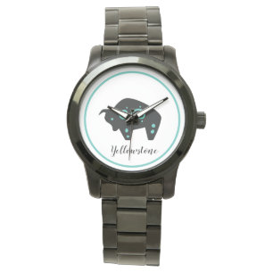 Mannen Horlogesteenbuffalo Horloge