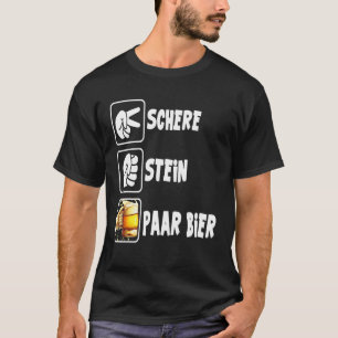 Mannen horsmakreel met alcoholhoudende schaatsen t-shirt