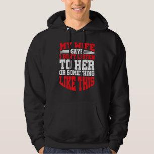 Mannen humoristische verklaring paar Valentijnsdag Hoodie