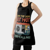 Mannen HVAC Grappig als de dames warm worden belle Schort (Insitu)