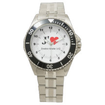 Mannen I Heart Stainless Steel Armband