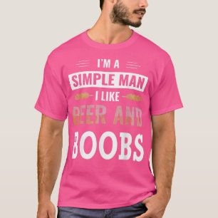 Mannen i.m. een simpel Man dat ik leuk vind aan bi T-shirt