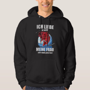 Mannen Ich Liebe Es Wenn Frau Mich Vist de visseri Hoodie