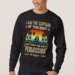 Mannen Ik ben de kapitein van deze boot 1 Trui