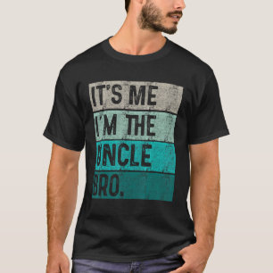 Mannen Ik ben de Oom Bro Vaderdag T-shirt