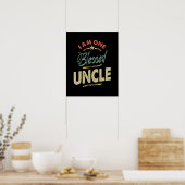 Mannen ik ben één klote oom Gift Poster (Keuken)