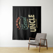 Mannen ik ben één klote oom Gift Wandkleed (In situ)