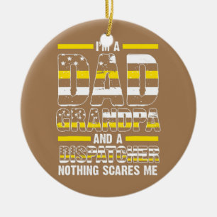 Mannen ik ben een vader opa en een verzender opa keramisch ornament