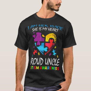 Mannen ik ben haar stem in mijn hart t-shirt