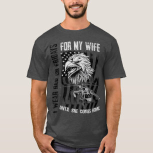 Mannen ik Draag Red Vrijdag vrouw Militaire Eagle T-shirt