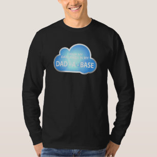 Mannen ik hou papa grappen in mijn vader - een bas t-shirt