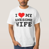 Mannen Ik hou van mijn geweldige vrouw