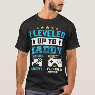 Mannen Ik nivelleerde tot papa 2021 Grappig binnen T-shirt