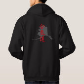 Mannen IKA Tiger Hoodie (Achterkant)