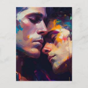 Mannen in Love Briefkaart