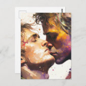 Mannen in Love Briefkaart (Voorkant / Achterkant)
