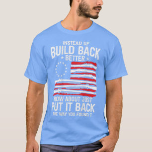 Mannen in plaats van beter terug te bouwen hoe gew t-shirt