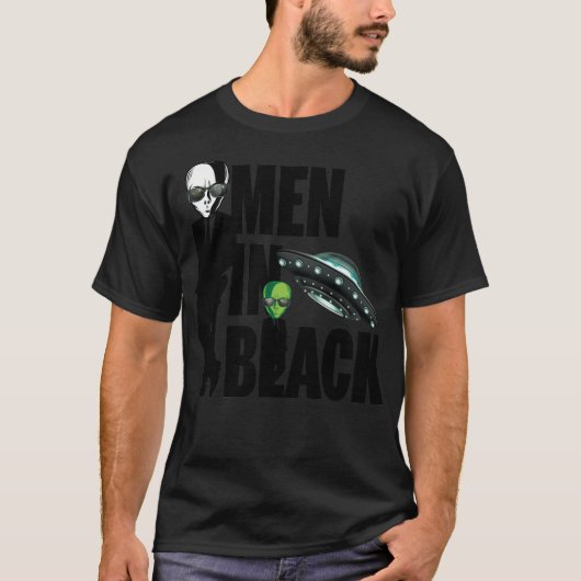 Mannen in zwart t-shirt (Voorkant)