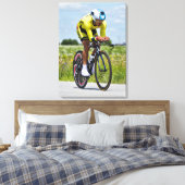 Mannen individuele tijdproef nr. 3 canvas afdruk (Insitu (Slaapkamer))