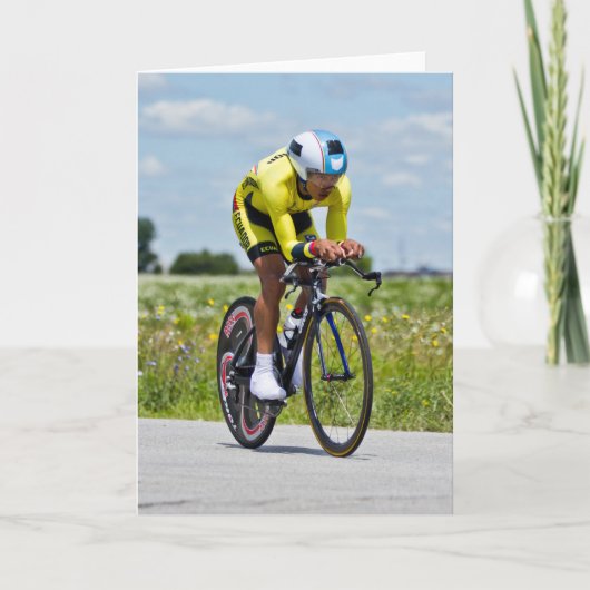 Mannen individuele tijdproef nr. 3 kaart (Voorkant)