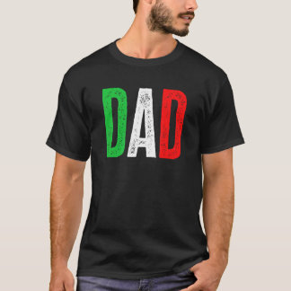 Mannen Italiaanse cultuurfamilie Italië geboren va T-shirt
