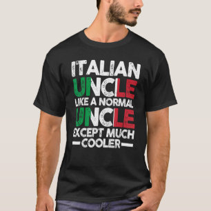 Mannen Italiaanse oom Italië T-shirt