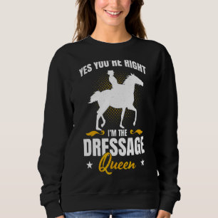 Mannen ja rechts ik ben de Dressage Queen Horse R Trui