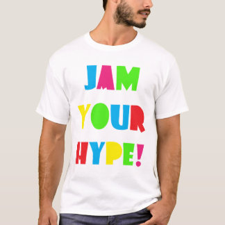 Mannen jam je hype Basic T-shirt