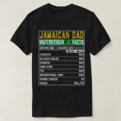 Mannen Jamaicaanse pap geeft pap Hero voedingsfath T-shirt (Design voorkant)