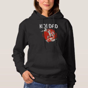 Mannen Japanse visvaarder Koi Carp Fishkeeper Koi Hoodie