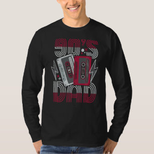 Mannen jaren '90 Papa jaren '90 Retro Muziek Nosta T-shirt