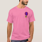 Mannen jasje voor warme luchtballonnen t-shirt (Voorkant)
