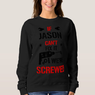 Mannen Jason, als Jason het niet kan oplossen, zij Trui