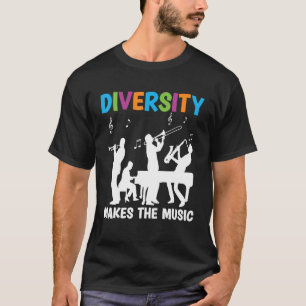 Mannen jazzmuziek saxofoon trompet piano jazz dad  t-shirt