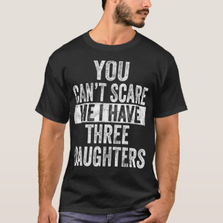 Mannen je kan me niet schelen dat ik drie Da heb T-shirt