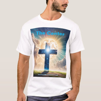Mannen Jezus is het middelste kruis T-shirt
