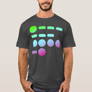 Mannen John in Morse Code voor HAM Radio T-shirt