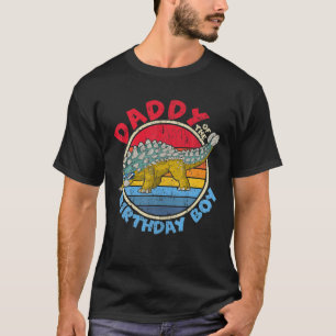 Mannen Jongen Dag Ik pappie ik Ankylosaurus. T-shirt