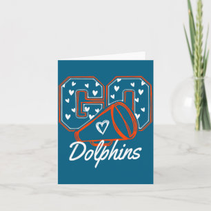 Mannen Jongens Gaan Dolphins Aanmoedigen Sport Naa Kaart