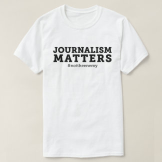 Mannen Journalisme telt T-Shirt